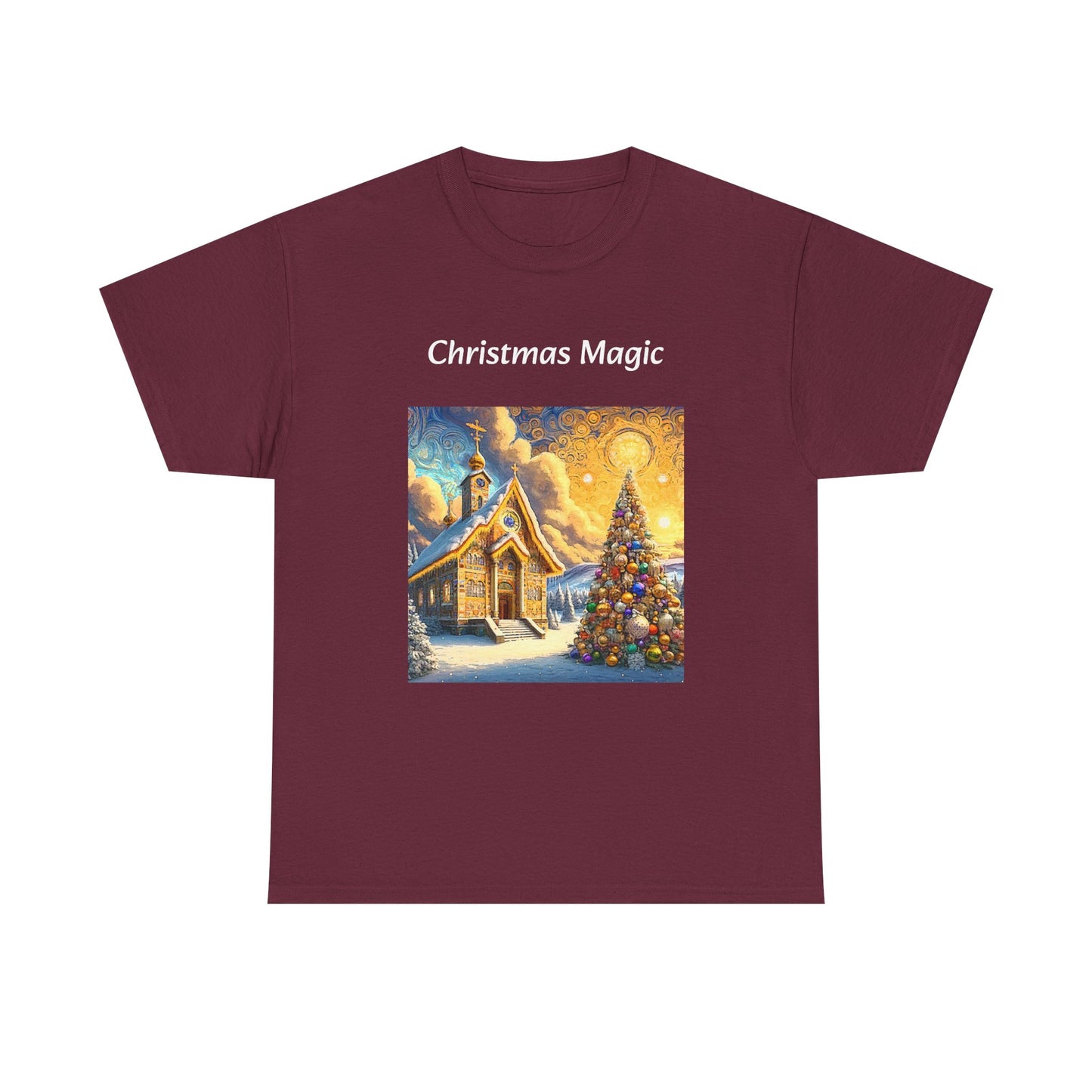 Magic Christmas Amazing Unisex Heavy Cotton Short Sleeve Tee Shirts!