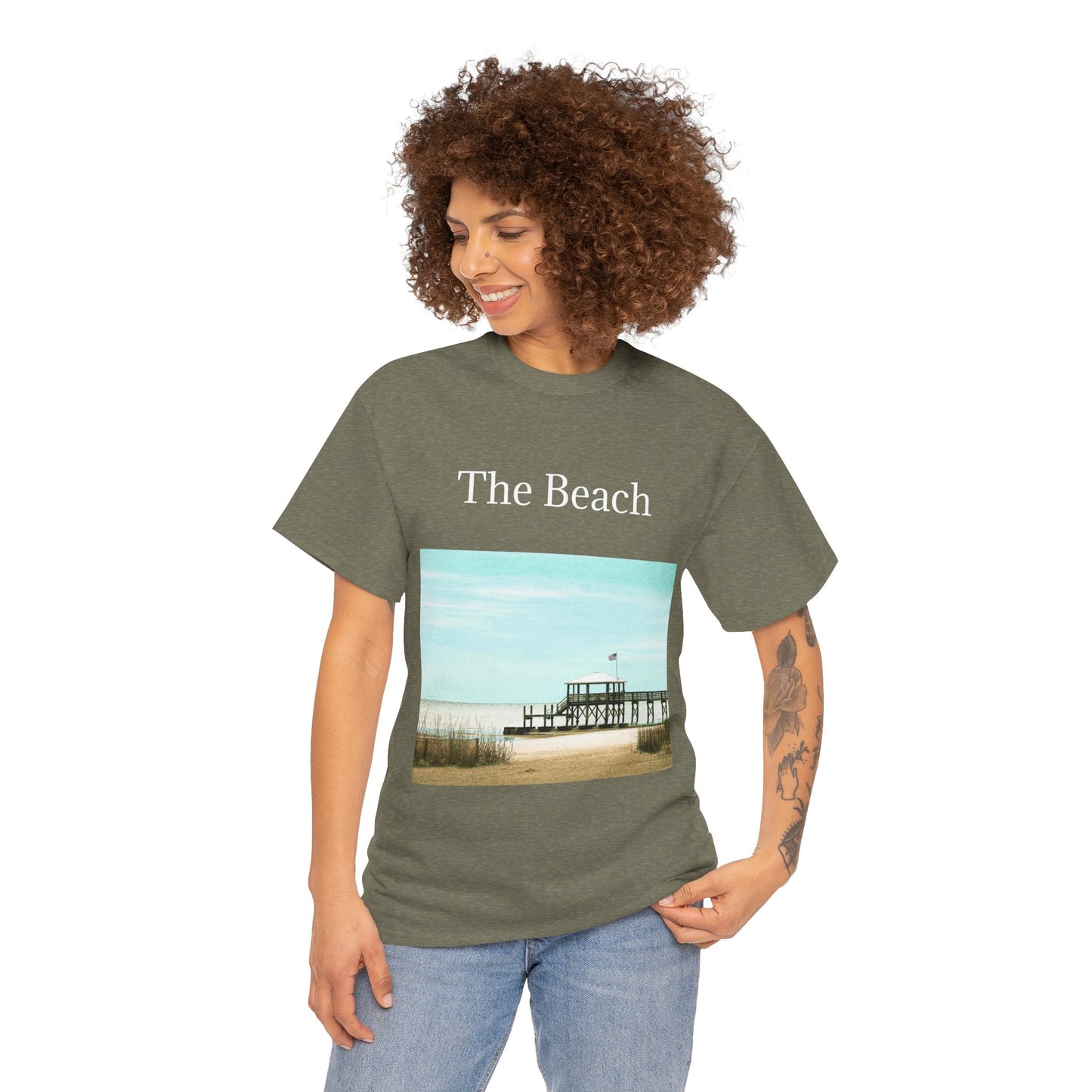 The Beach- Amazing Unisex Heavy Cotton Short Sleeve Tee Shirts!