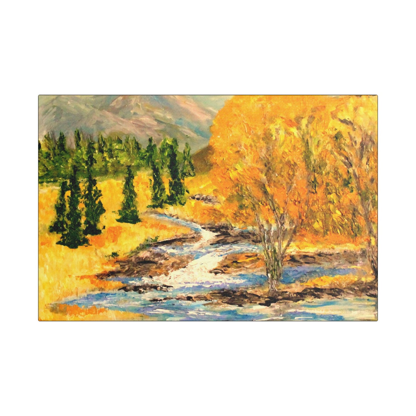 Colorado Morning - Art- Gallery Wrapped- Satin Stretched Canvas Gallery Wraps - No Frame Needed