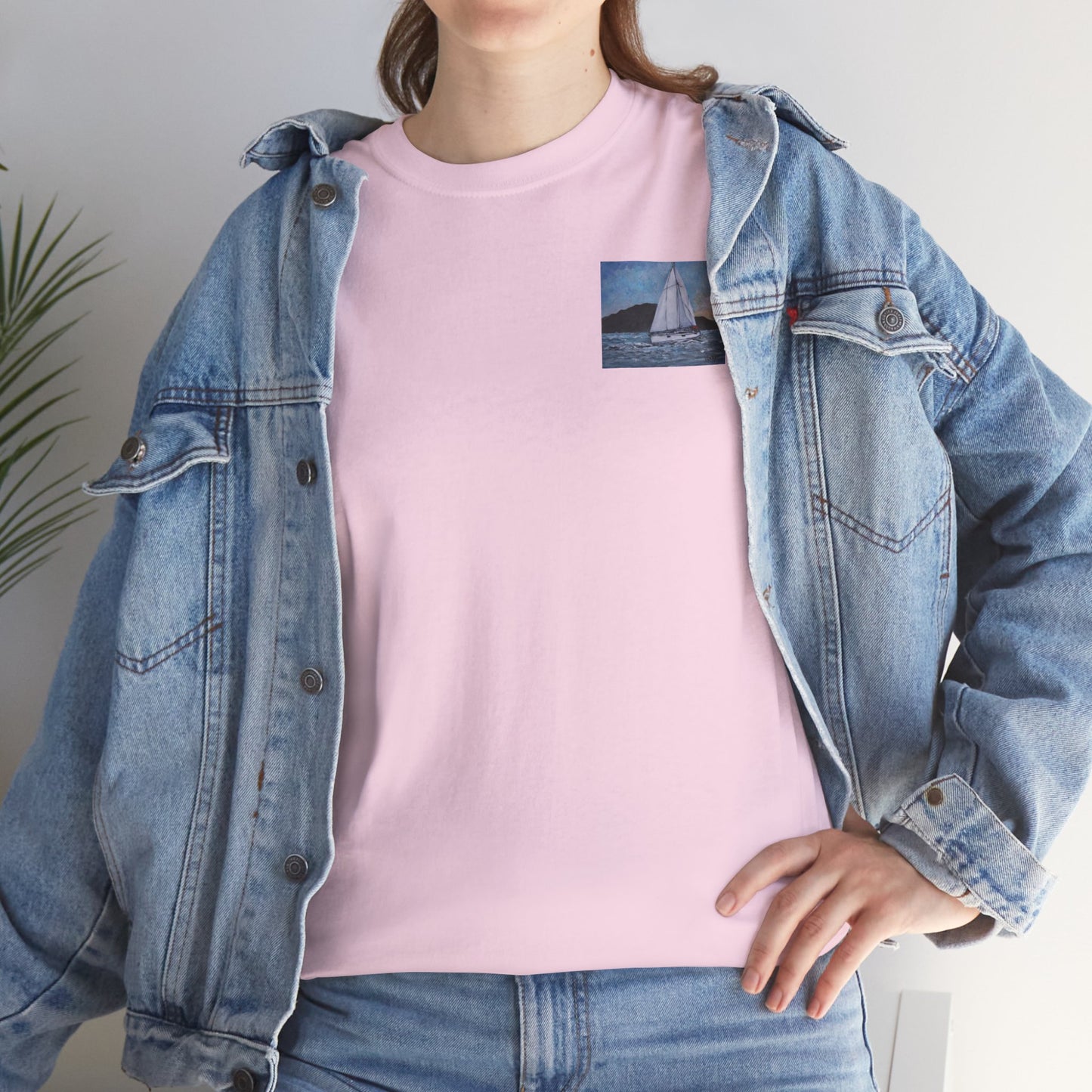 Smoothly Sailing - Amazing Unisex Heavy Cotton Short Sleeve Tee Shirts!