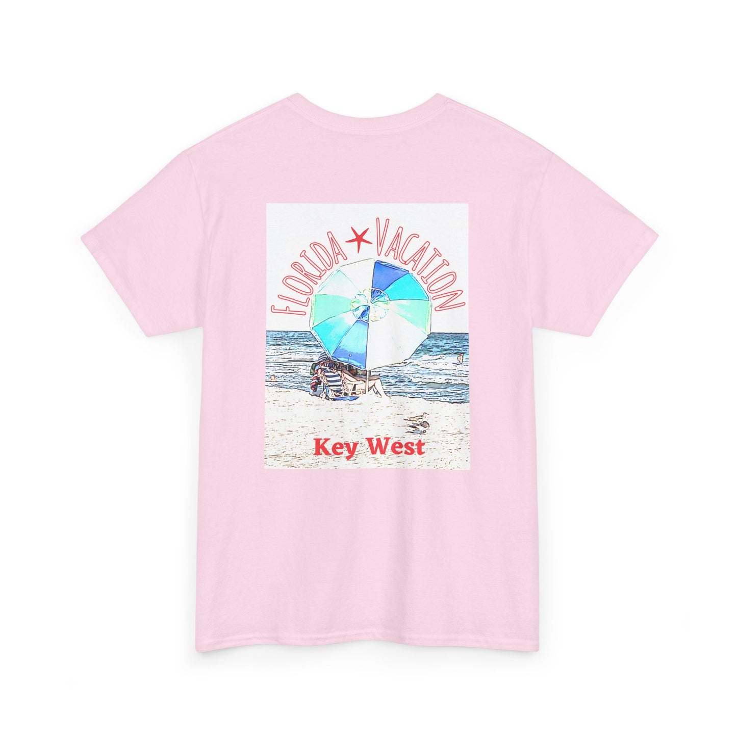 Florida Vacation Key West - Amazing Unisex Heavy Cotton Short Sleeve Tee Shirts!