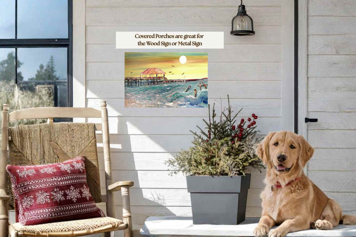 Can't Get Enough of The Mississippi Gulf Coast-Giclee Paper- Wood- Metal- Canvas