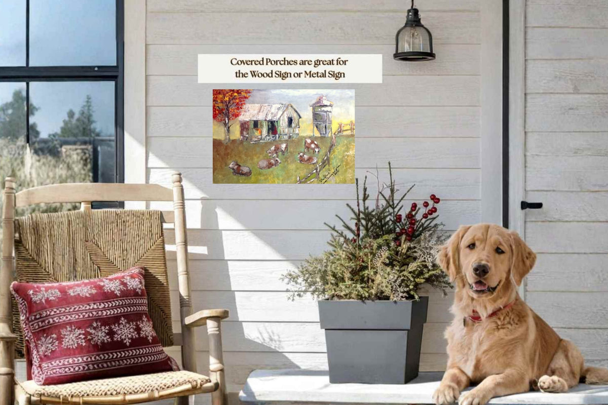 The Shack| Cattle-Animal-Farm| Prints, Canvas, Wood, or Metal Art