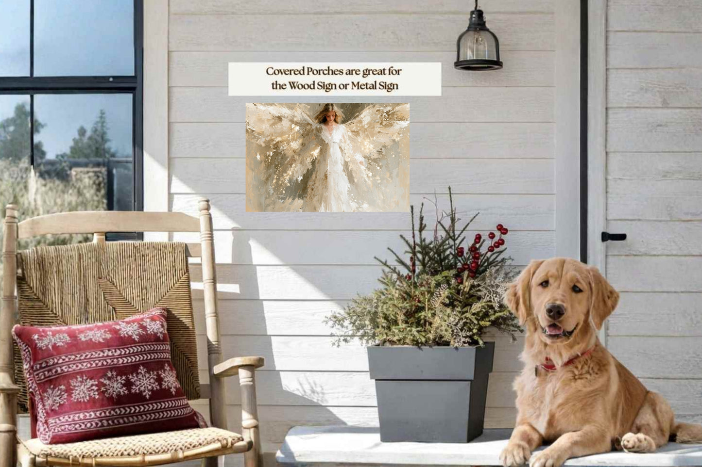 Whispers Of Grace | Angel Art | Christian Wall Decor | Neutral Spiritual Art | Heavenly Angel Print