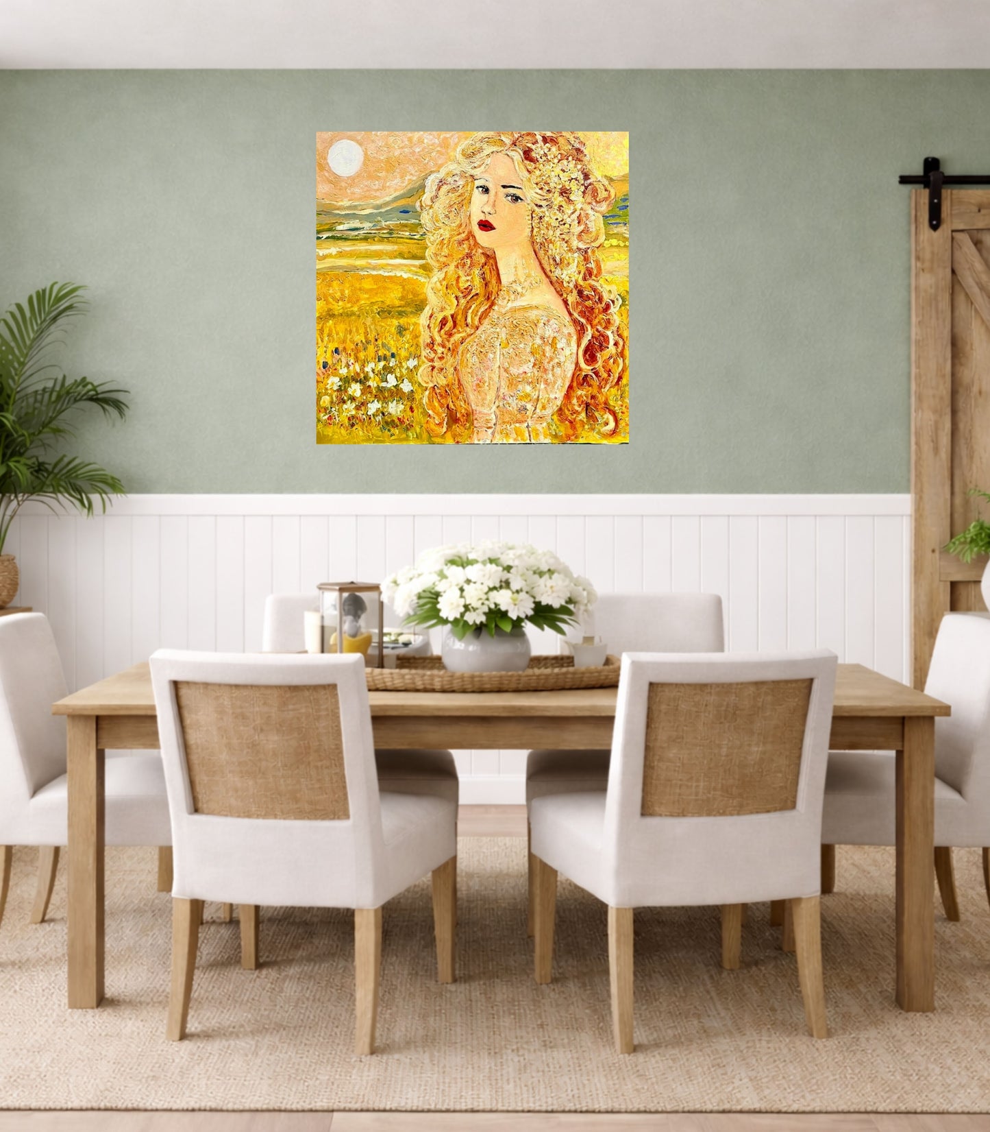 The Queen of Summer- Art Giclee Paper- Wood- Metal- Canvas