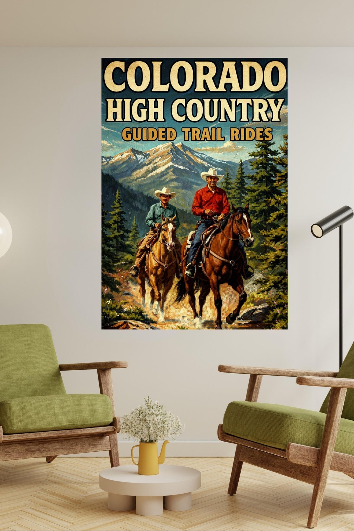 Colorado High Country| Animal-Horse Riding- Art Giclee Paper- Wood- Metal- Canvas