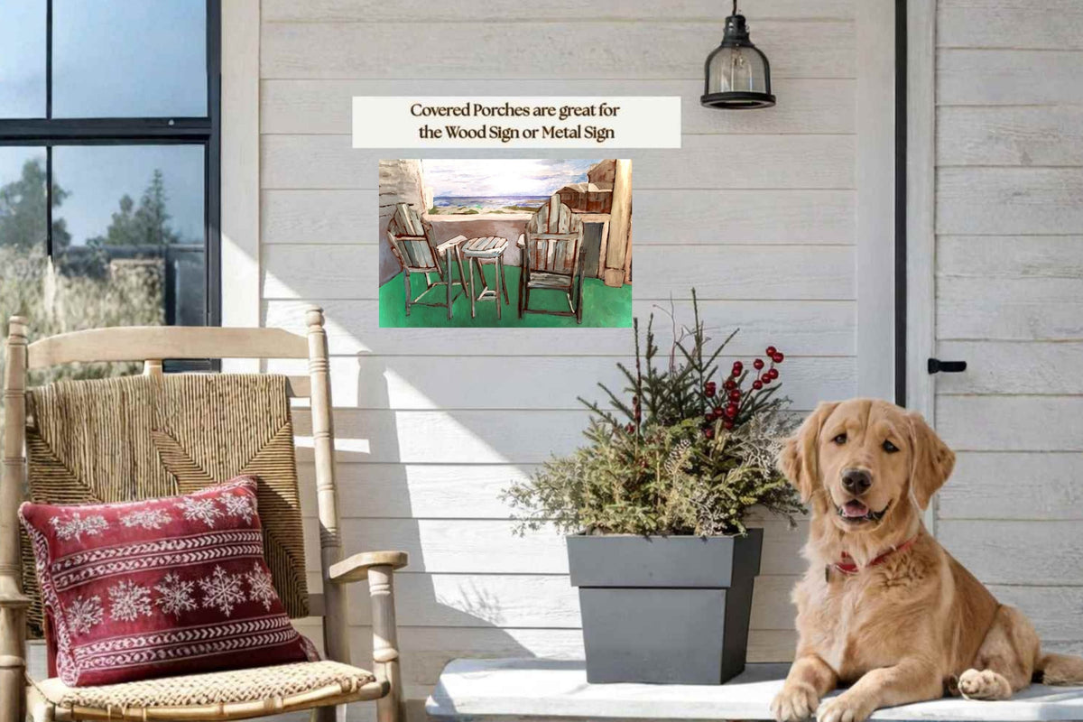 Back Porch Dreaming| Tropical Beach Art| Life in Tropical Area| Giclee Paper- Wood- Metal- Canvas