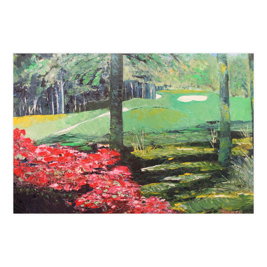 Masters Golf - Artistic Decorative Poster, Colorful Wall Art, Home Decor, Gift for Art Lovers, Living Room Artwork