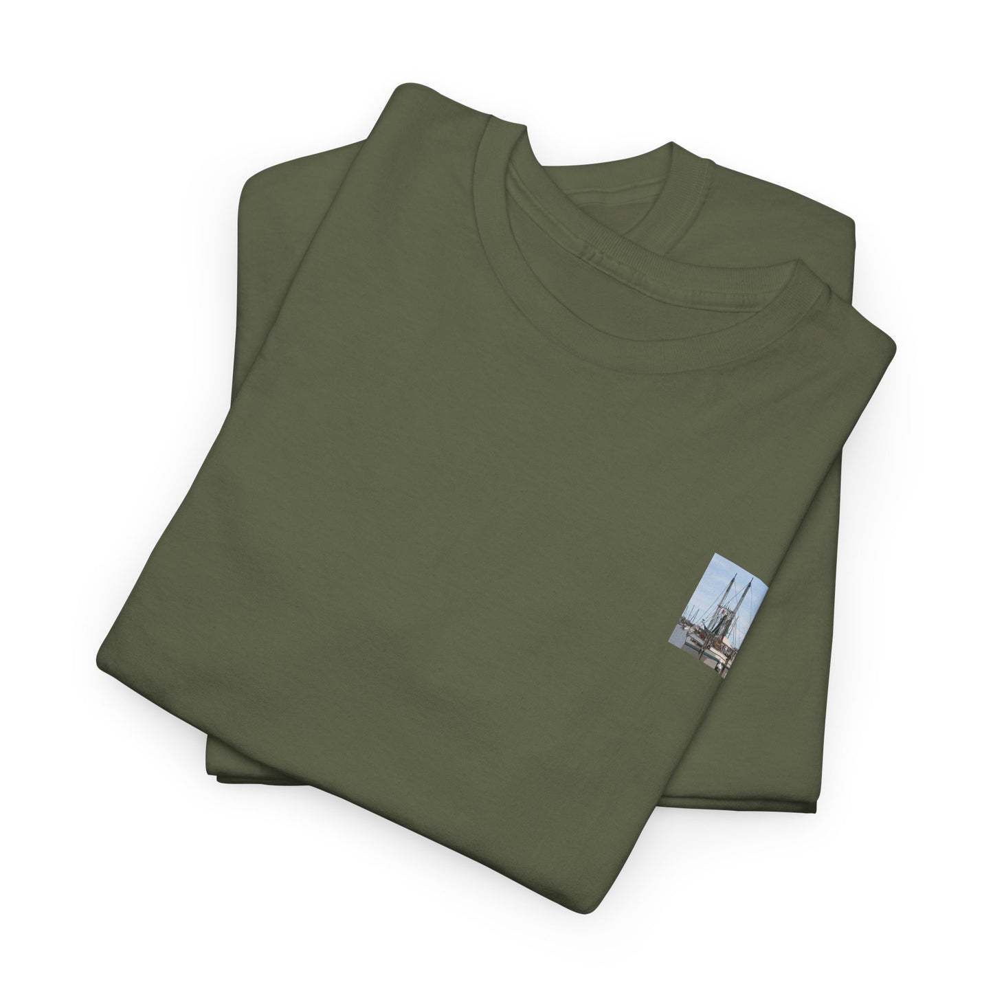 Shrimp Boat- Amazing Unisex Heavy Cotton Short Sleeve Tee Shirts!