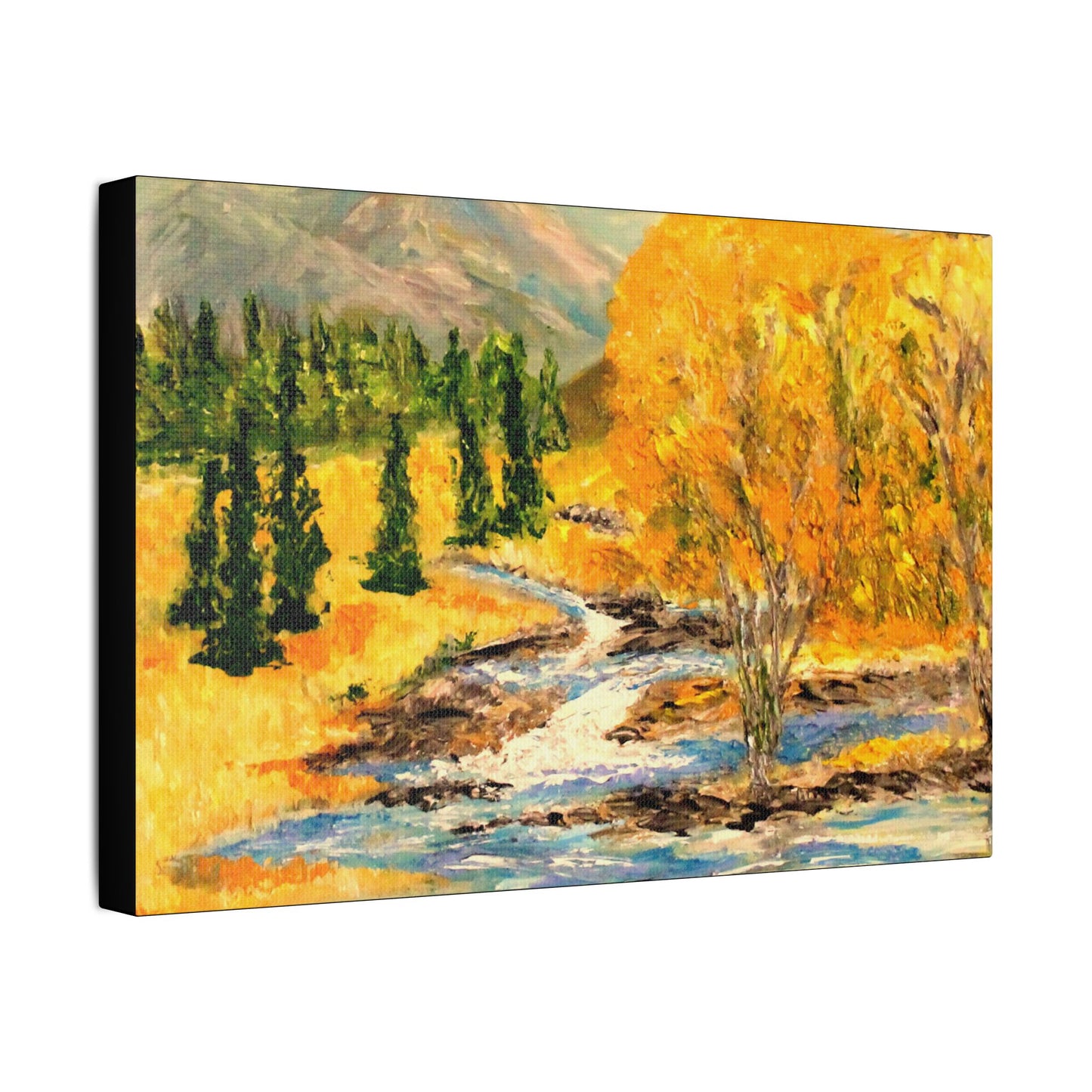 Colorado Morning - Art- Gallery Wrapped- Satin Stretched Canvas Gallery Wraps - No Frame Needed