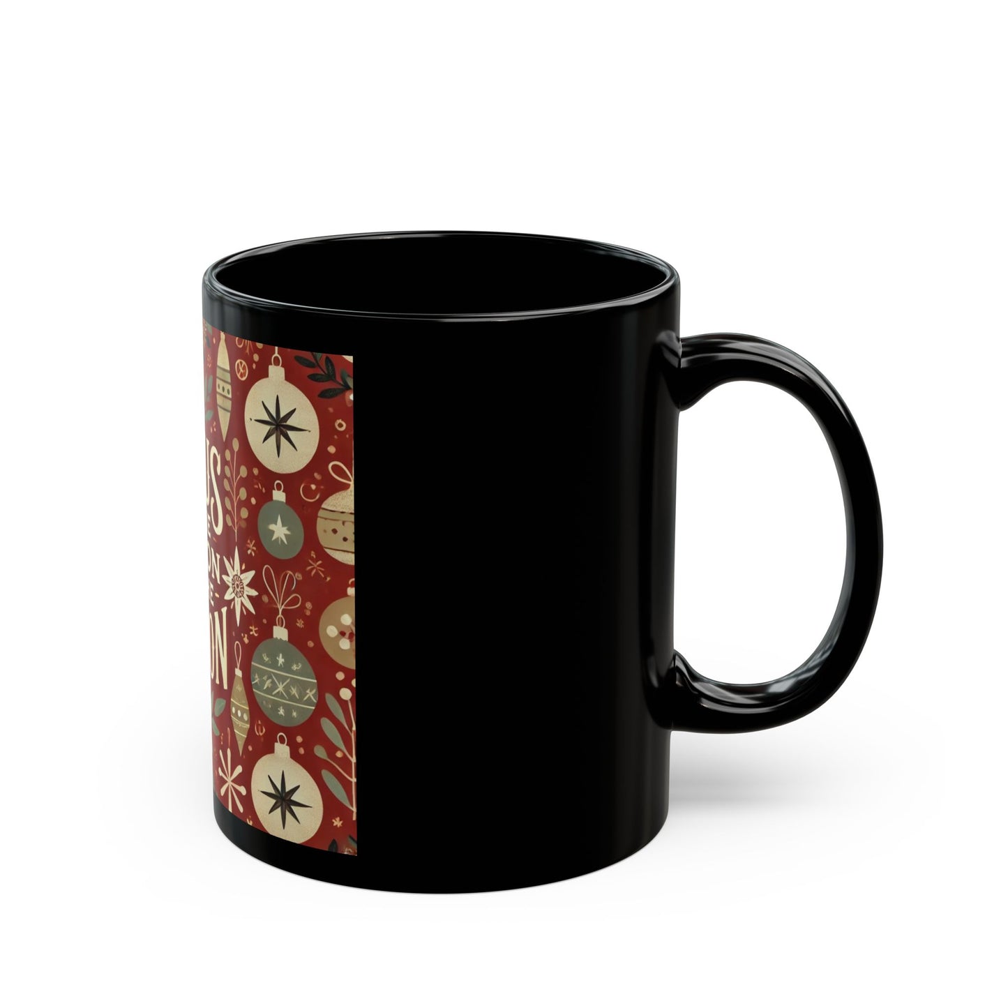 Jesus is the Reason - 11 oz or 15 oz Ceramic Black Mugs