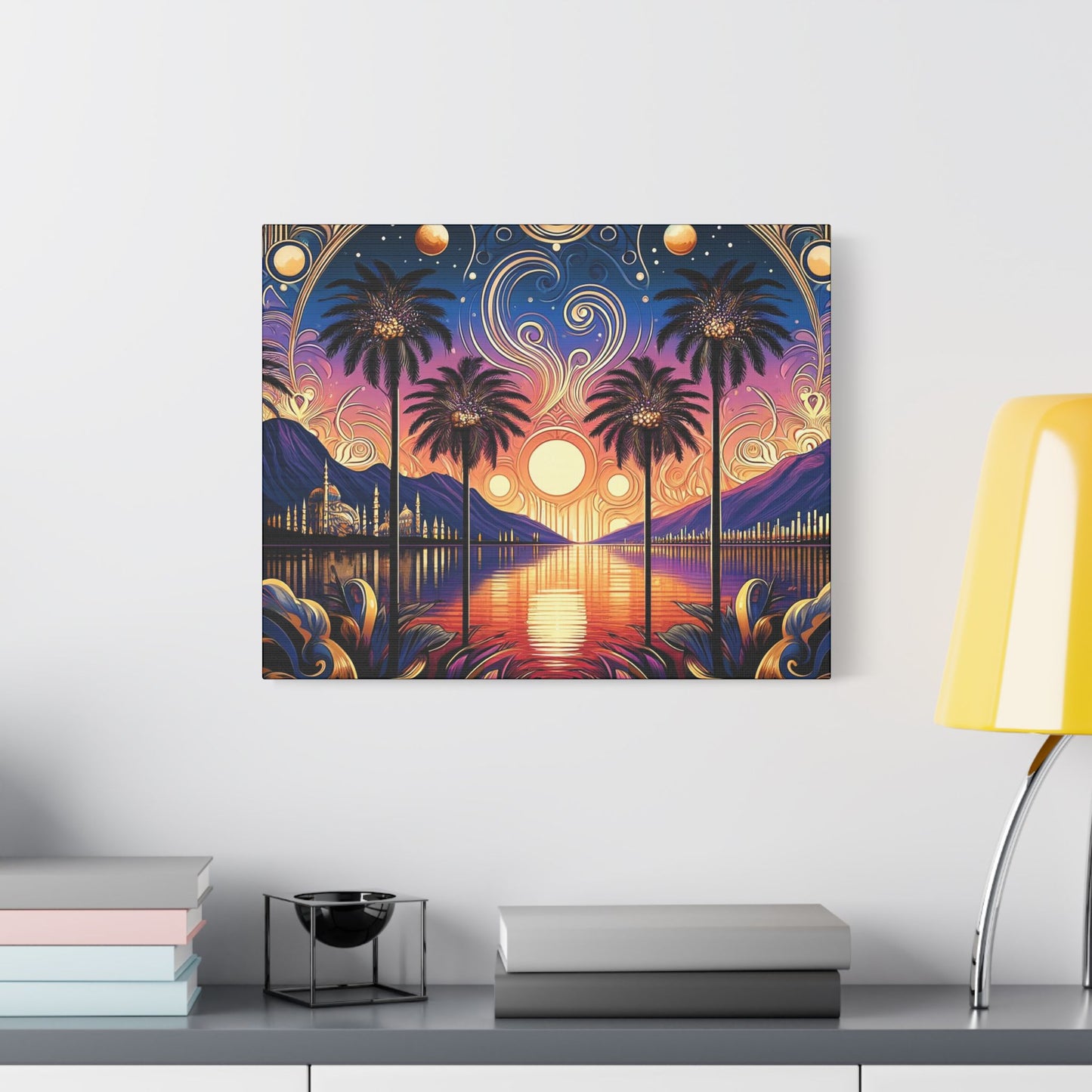 Tropical Dream- Art- Gallery Wrapped- Satin Stretched Canvas Gallery Wraps - No Frame Needed