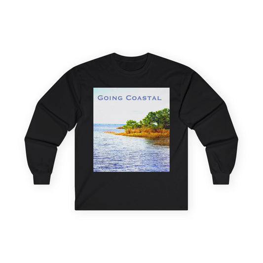 "Going Coastal" Long Sleeve Casual Unisex Tee Shirt