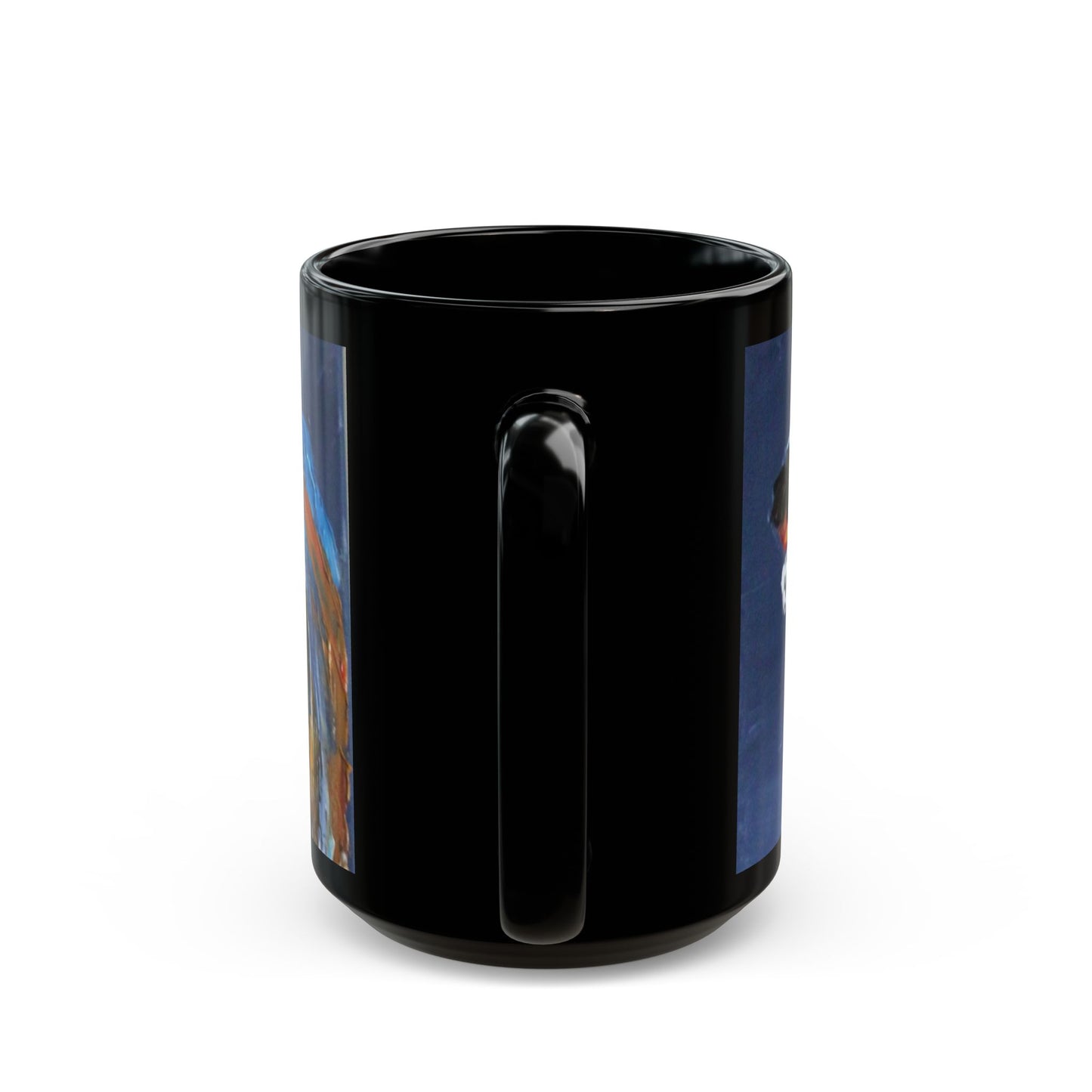 Pose for Me! - 11 oz or 15 oz Ceramic Black Mugs