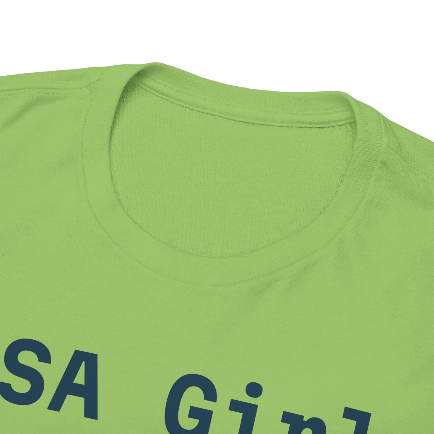 "USA Girl" - Amazing Unisex Heavy Cotton Short Sleeve Tee Shirts!