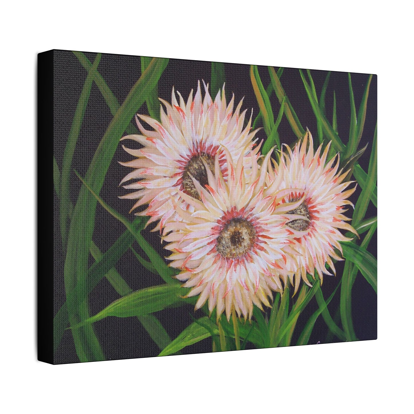 Garden's Glory- Art- Gallery Wrapped- Satin Stretched Canvas Gallery Wraps - No Frame Needed