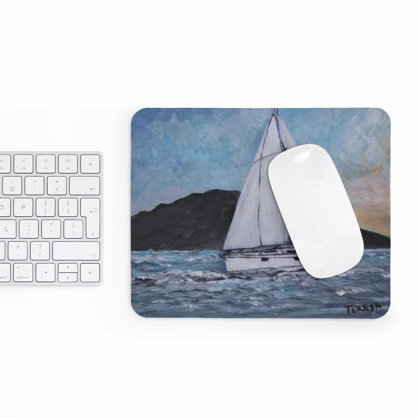 Smoothly Sailing Mousepad