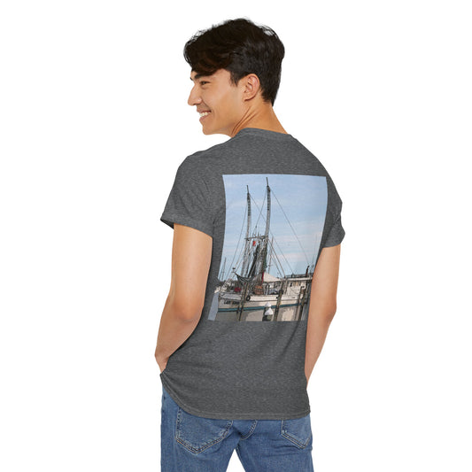 Shrimp Boat- Amazing Unisex Heavy Cotton Short Sleeve Tee Shirts!