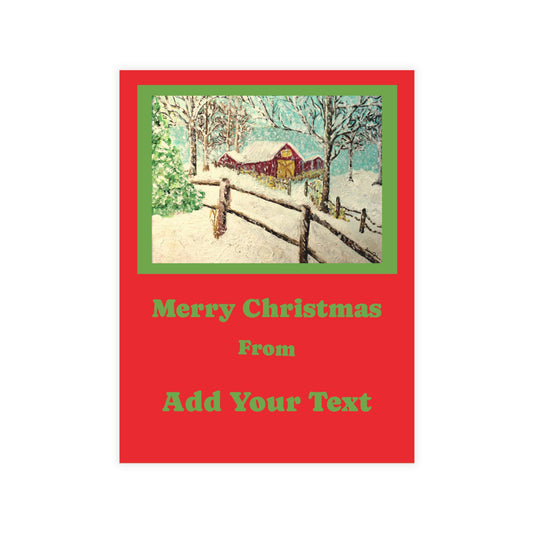 "We Wish You a Merry Christmas" Postcard Bundles (envelopes not included)