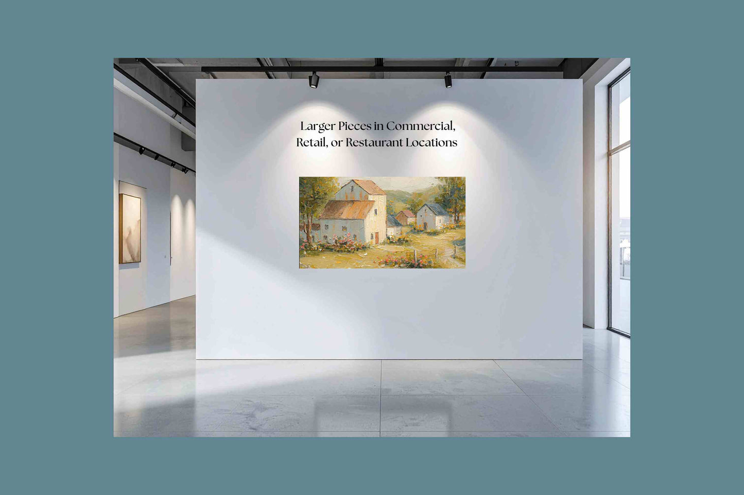 Tuscan Village Farmhouse |Impressionist Print| Italian Country| European Farmhouse Art| Giclée on Canvas, Wood, Metal & Fine Art Paper