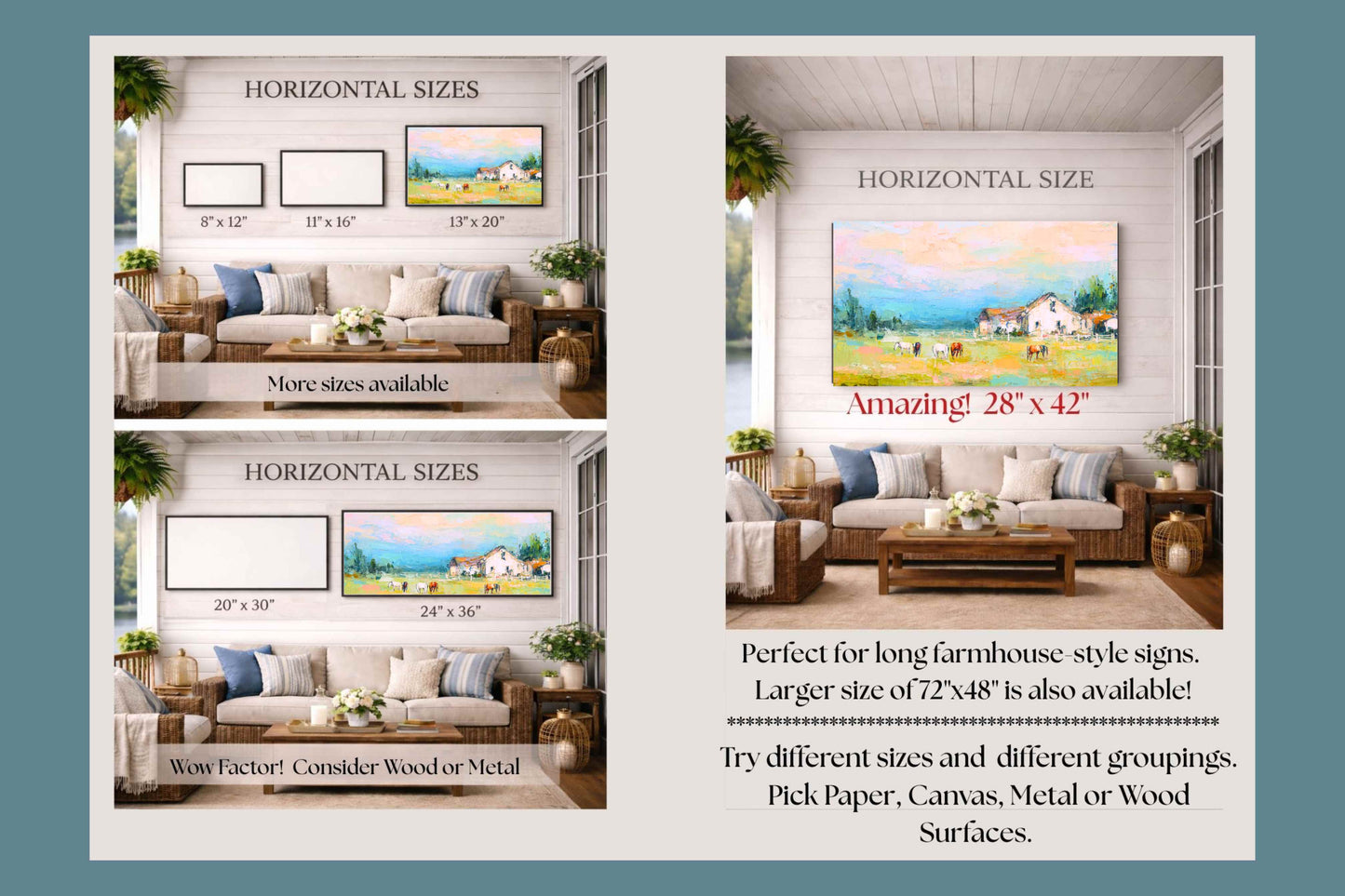 Still Water Farm | Impressionist Print| Barn Reflection Print| Farmhouse Art| Giclée on Canvas, Wood, Metal & Fine Art Paper