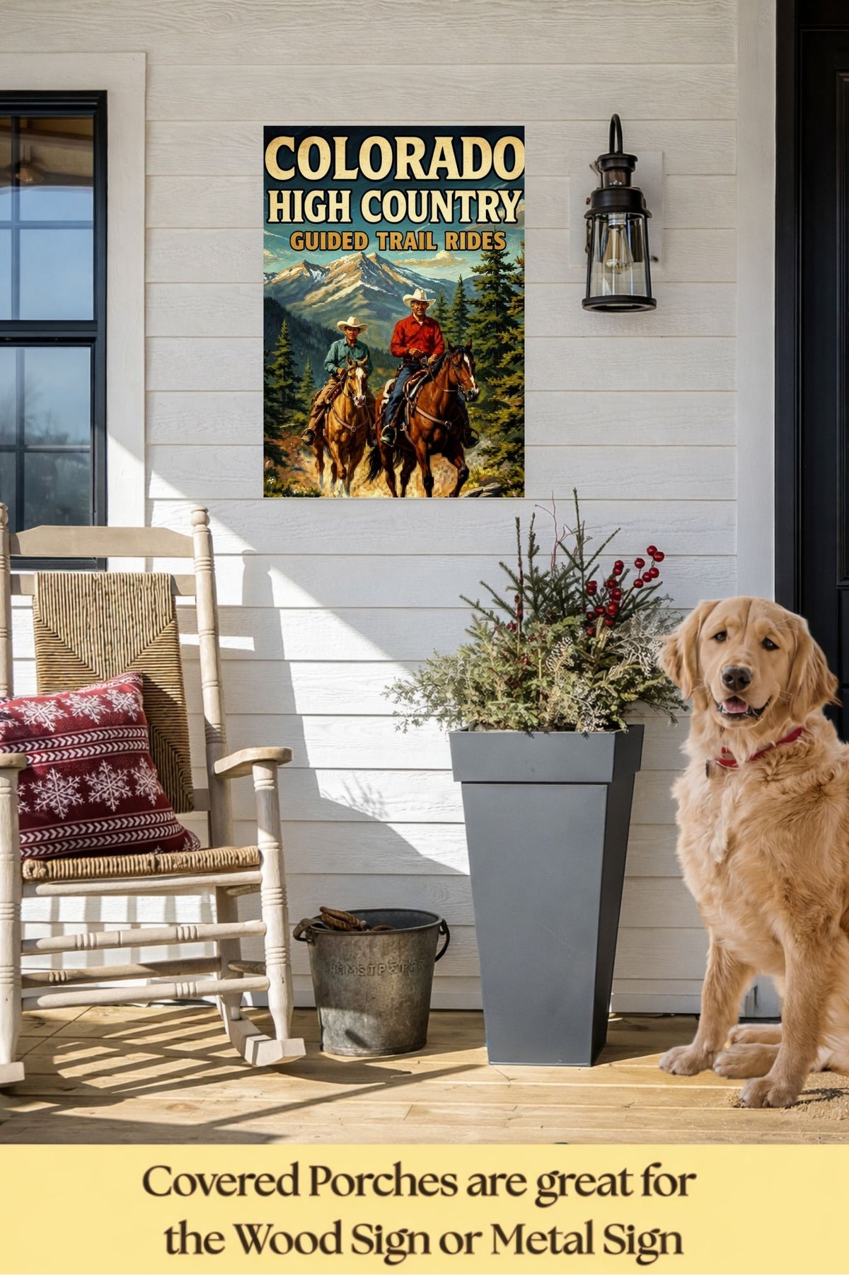 Colorado High Country| Animal-Horse Riding- Art Giclee Paper- Wood- Metal- Canvas