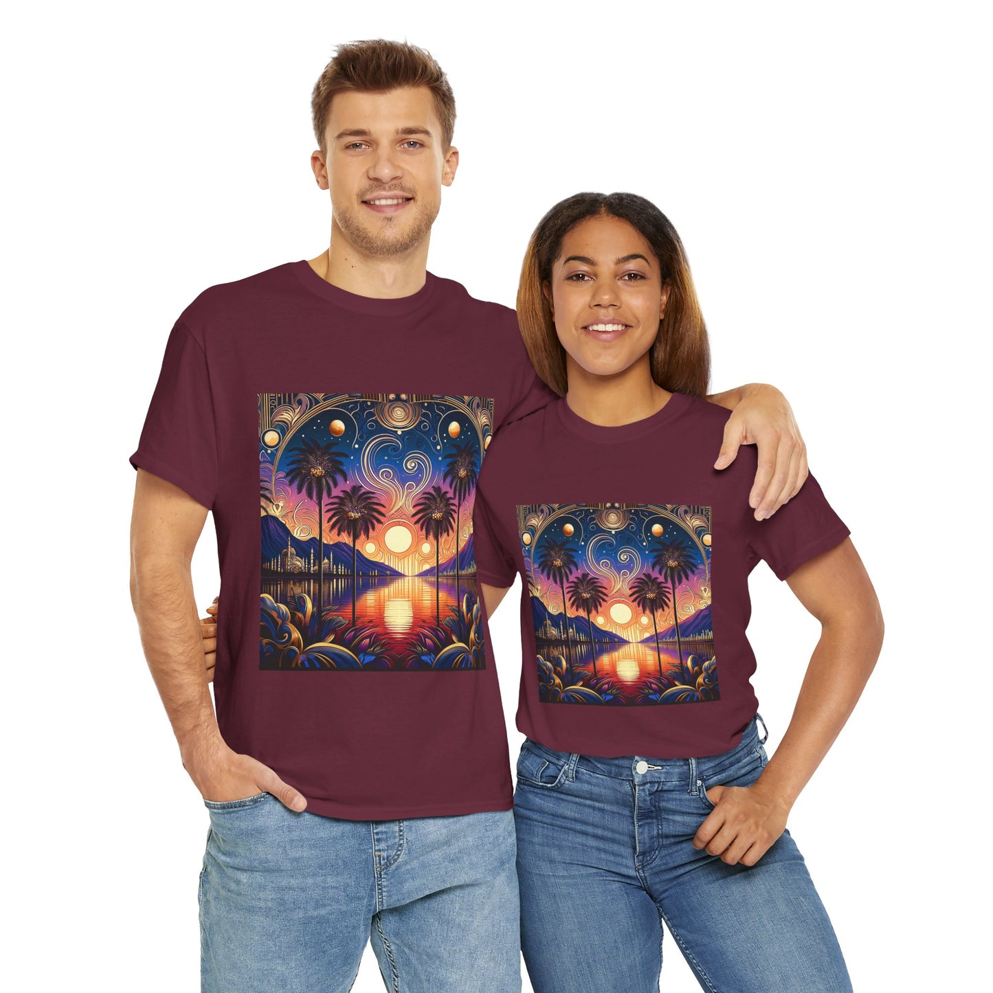 Tropical Dream- Amazing Unisex Heavy Cotton Short Sleeve Tee Shirts!