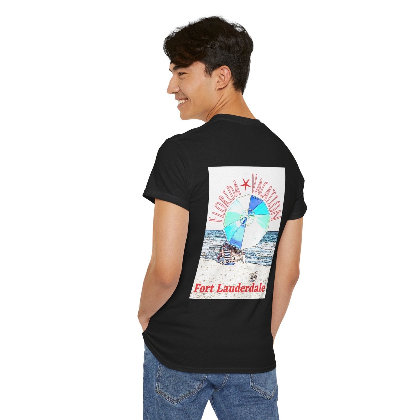 Florida Vacation Fort Lauderdale - Amazing Unisex Heavy Cotton Short Sleeve Tee Shirts!