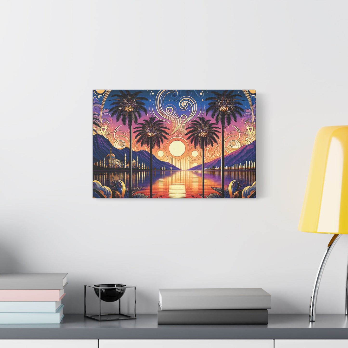 Tropical Dream- Art- Gallery Wrapped- Satin Stretched Canvas Gallery Wraps - No Frame Needed