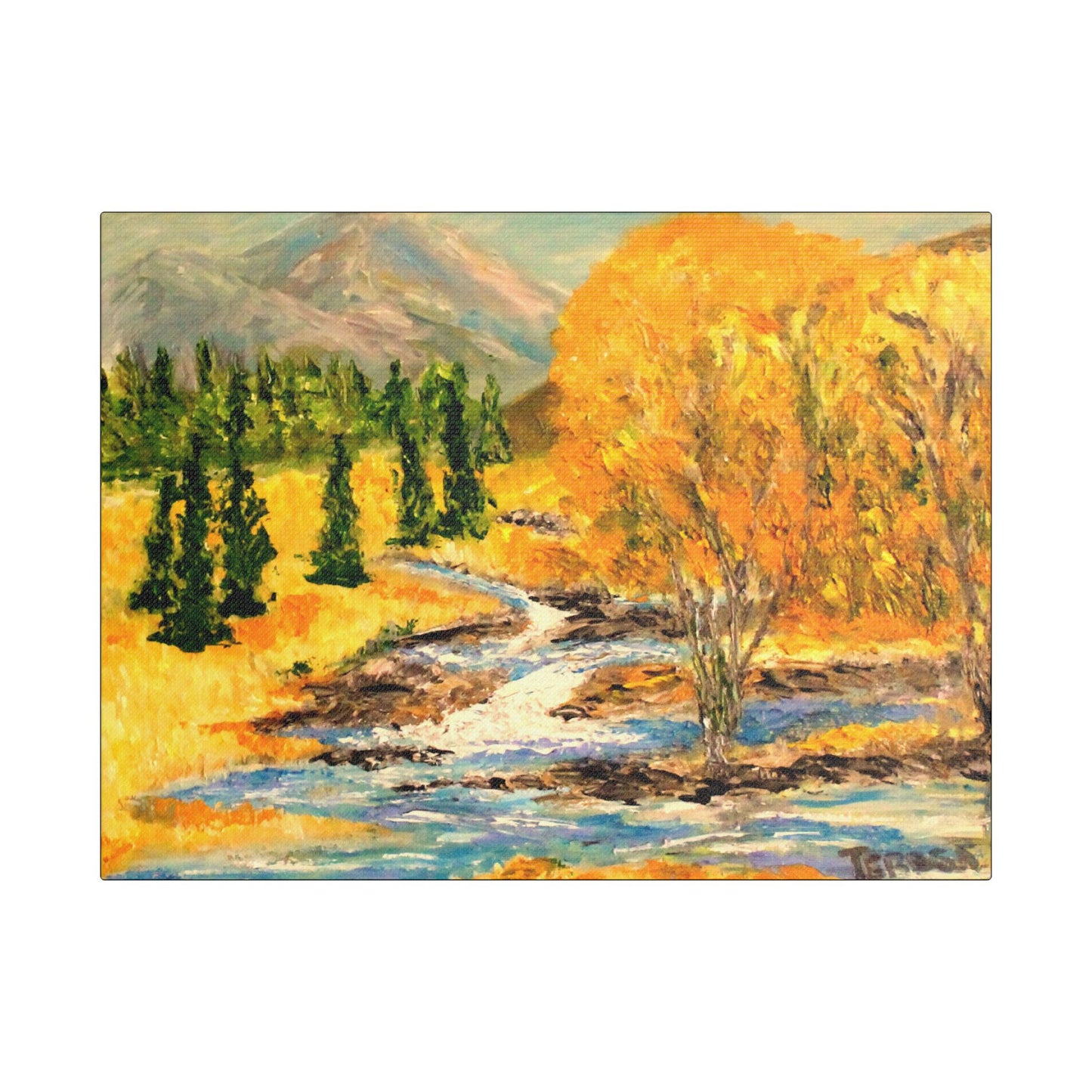 Colorado Morning - Art- Gallery Wrapped- Satin Stretched Canvas Gallery Wraps - No Frame Needed