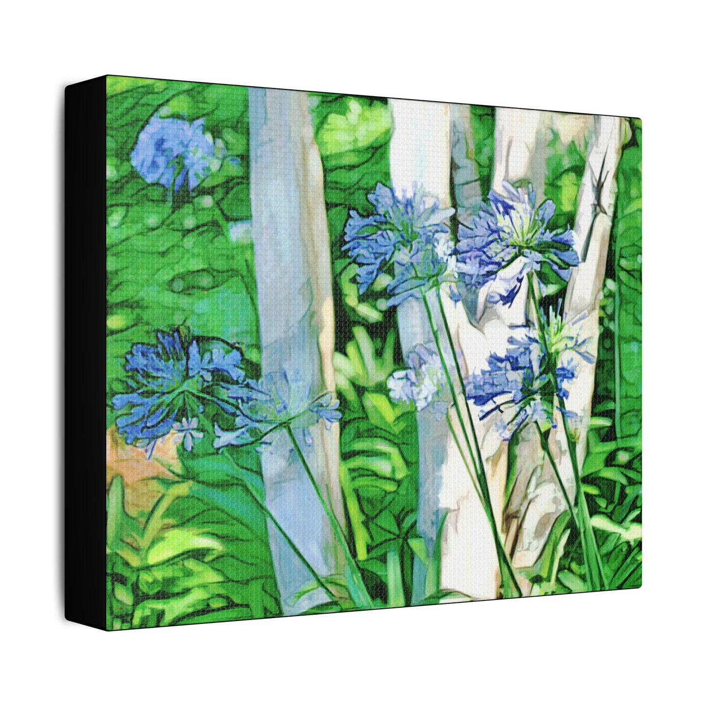 Savannah's Garden - Art- Gallery Wrapped- Satin Stretched Canvas Gallery Wraps - No Frame Needed