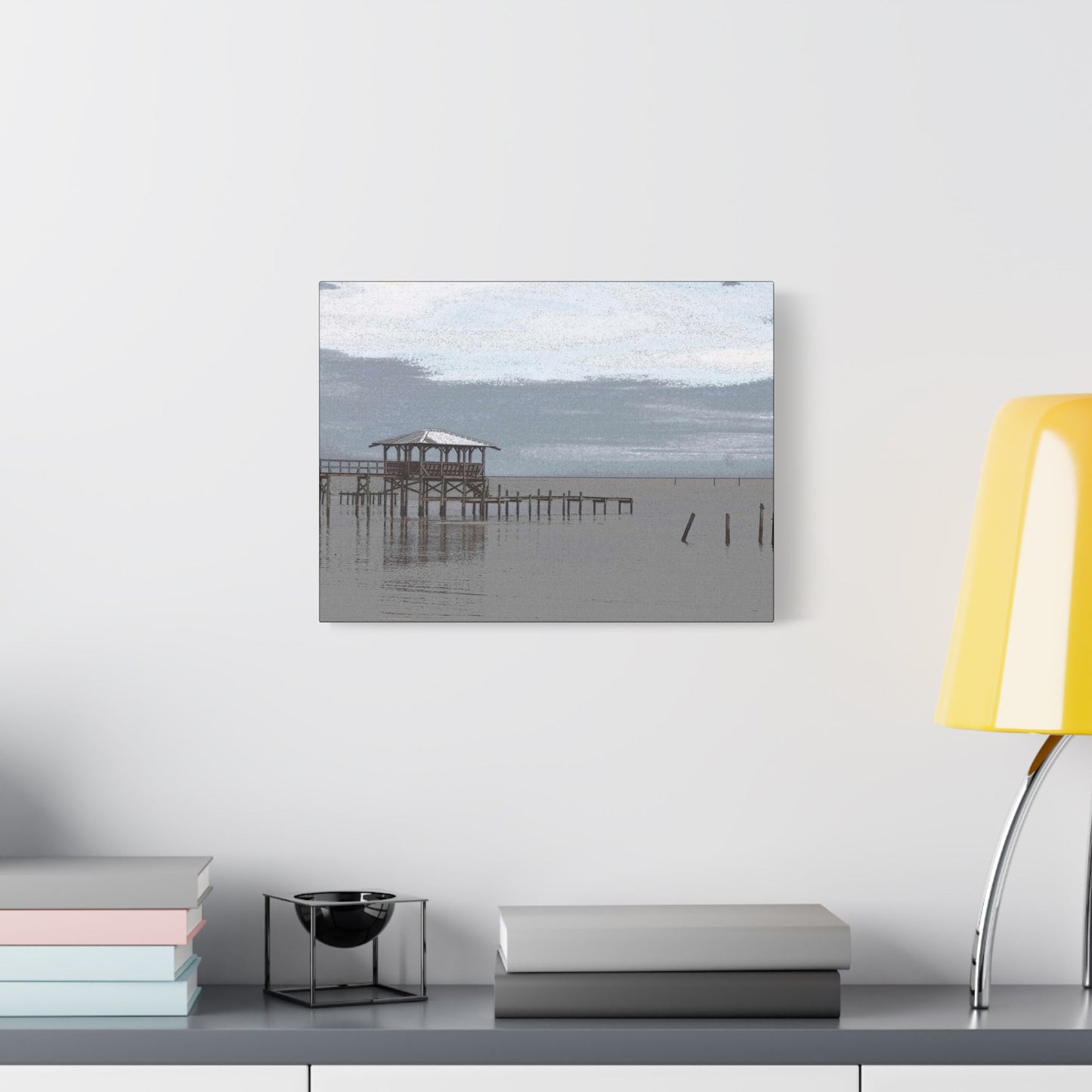 Peaceful Seas- Art- Gallery Wrapped- Satin Stretched Canvas Gallery Wraps - No Frame Needed