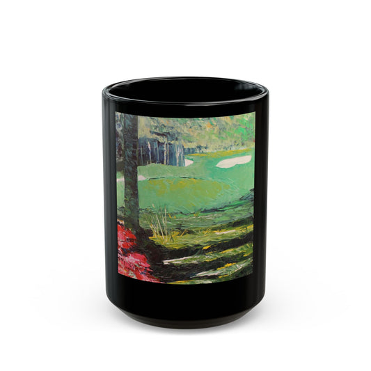 Master's Golf Course - 11 oz or 15 oz Ceramic Black Mugs