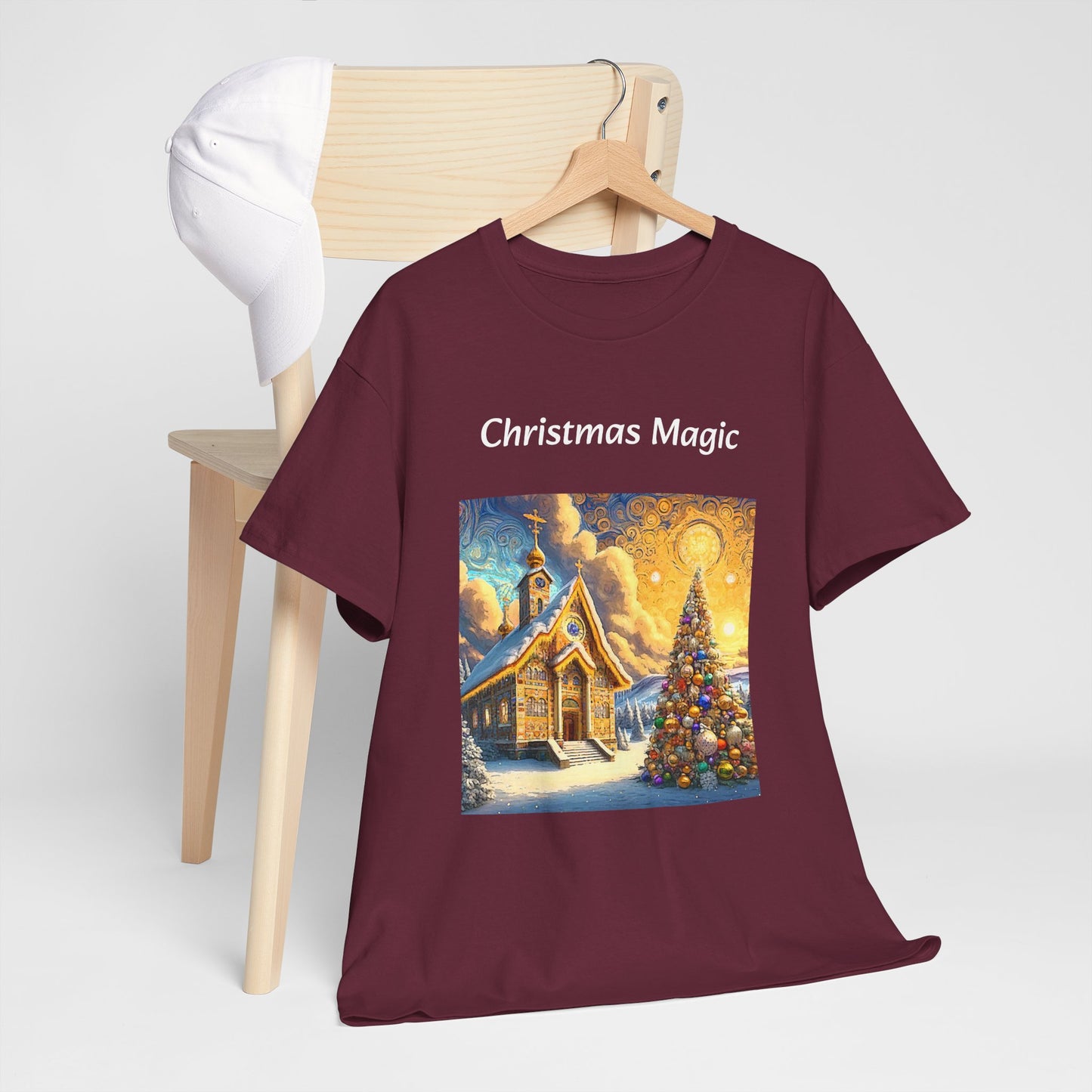 Magic Christmas Amazing Unisex Heavy Cotton Short Sleeve Tee Shirts!