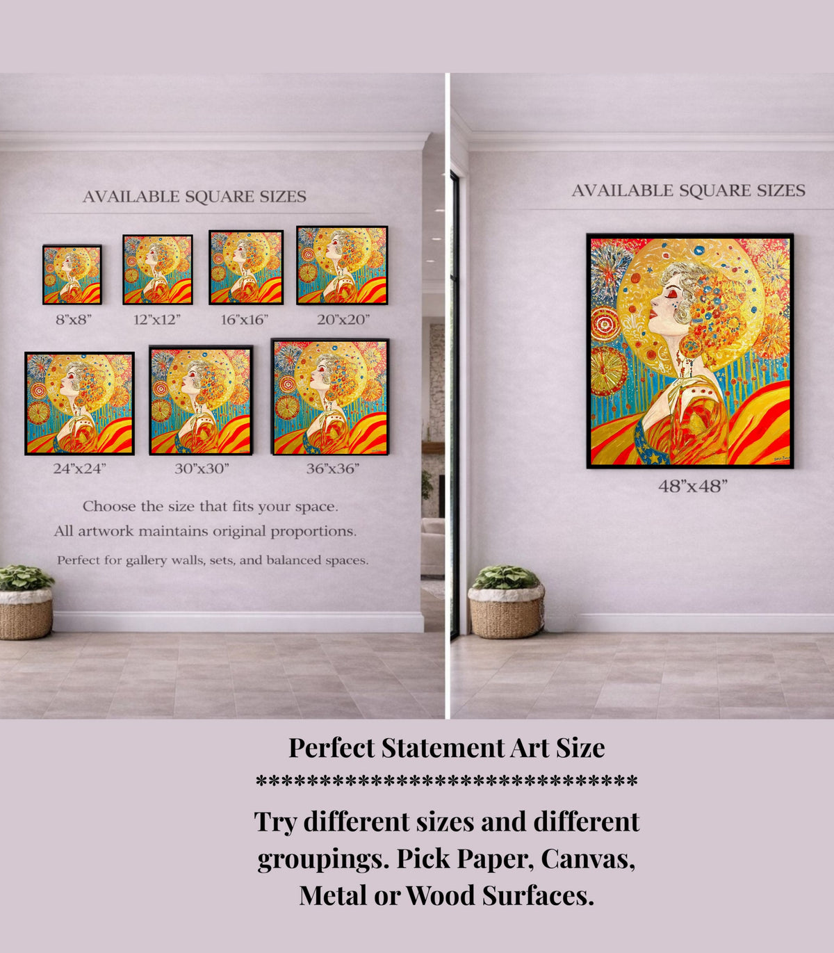 Miss Liberty | Original Teresa Johnson Patriotic Art Print | Lady Liberty Americana Wall Art | Giclée Paper • Wood • Metal • Canvas