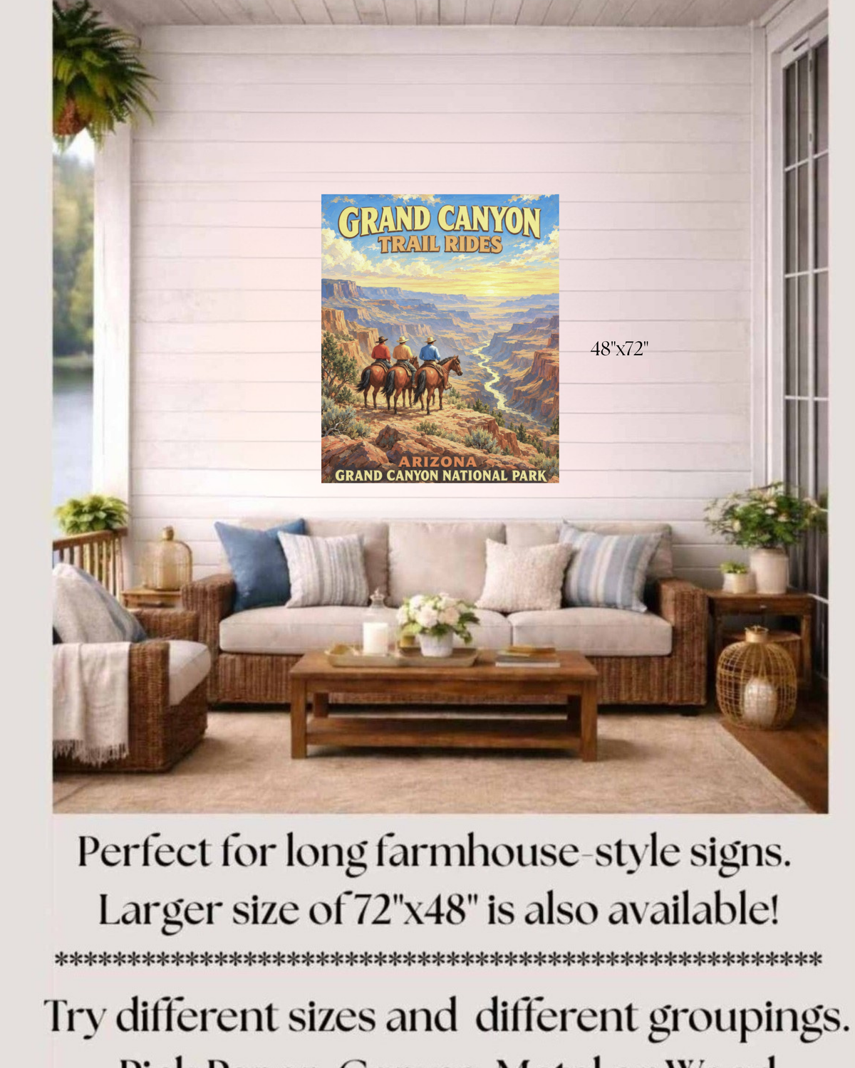 Grand Canyon Trail Rides| Prints, Canvas, Wood, or Metal Art