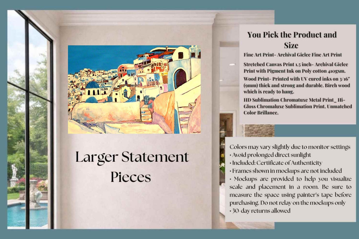 Greece|  Prints, Canvas, Wood, or Metal Art