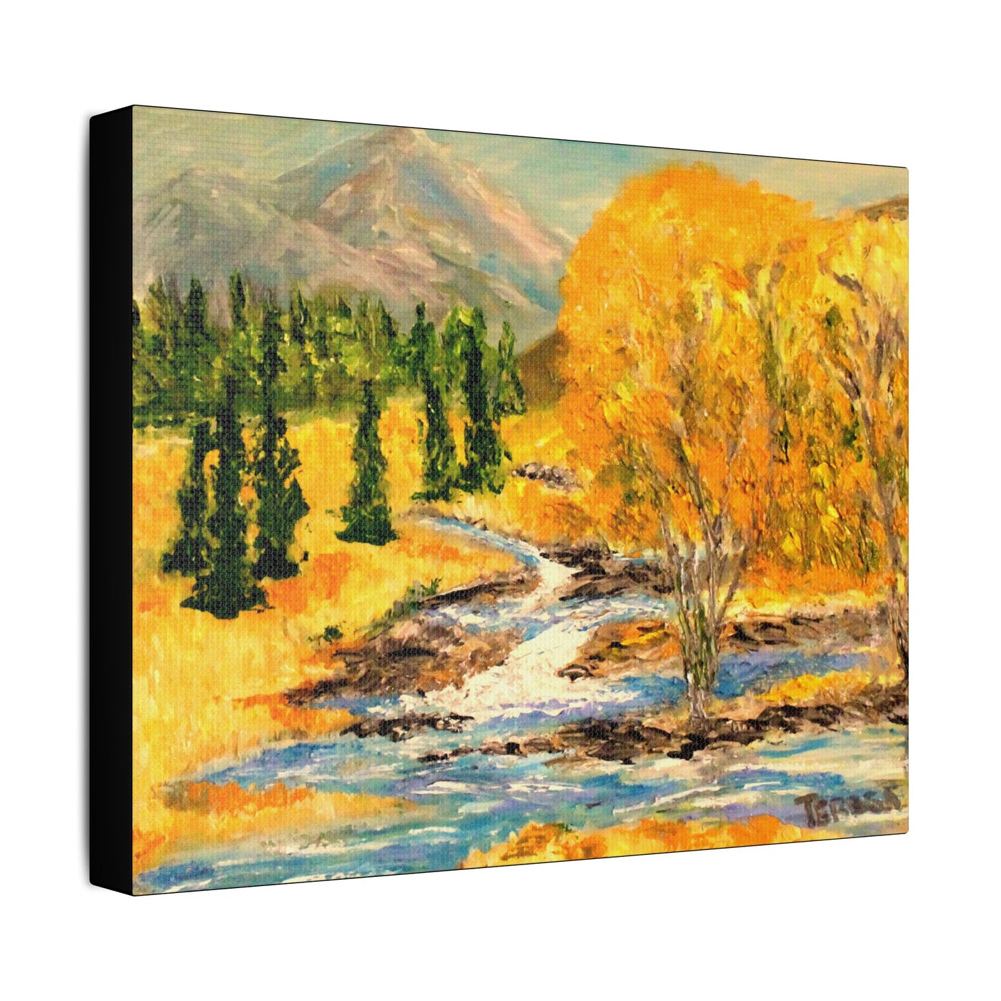 Colorado Morning - Art- Gallery Wrapped- Satin Stretched Canvas Gallery Wraps - No Frame Needed