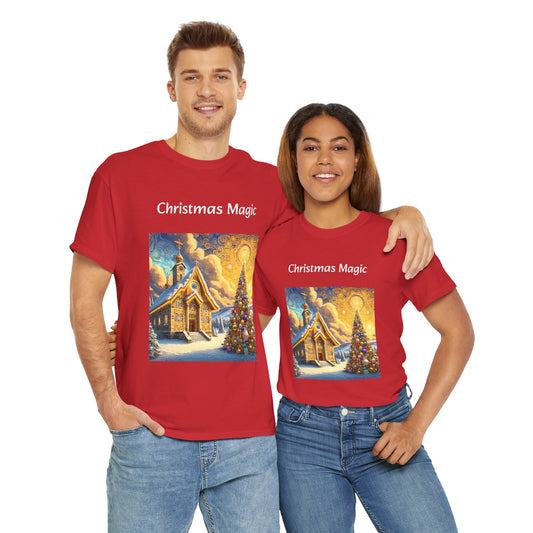 Magic Christmas Amazing Unisex Heavy Cotton Short Sleeve Tee Shirts!