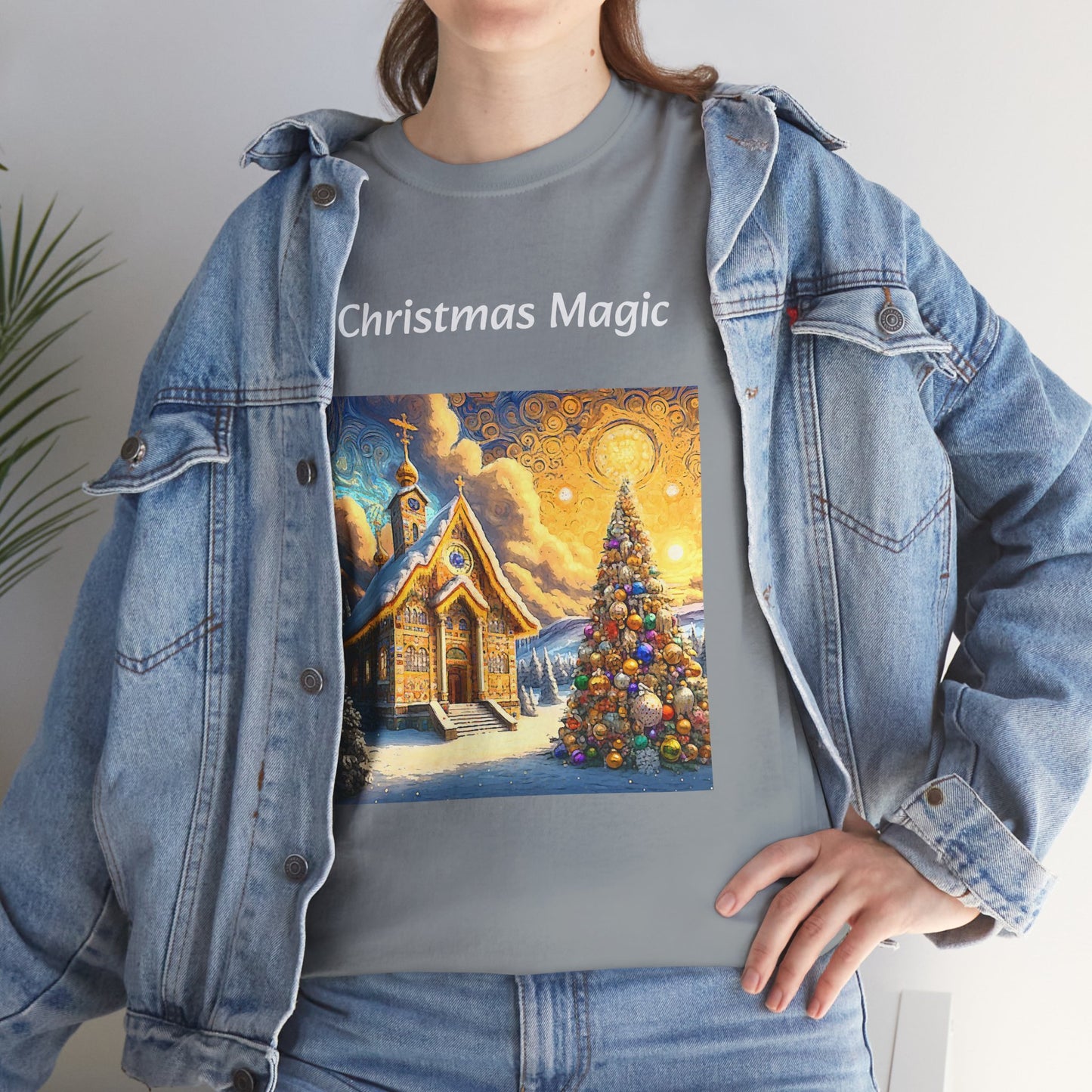 Magic Christmas Amazing Unisex Heavy Cotton Short Sleeve Tee Shirts!