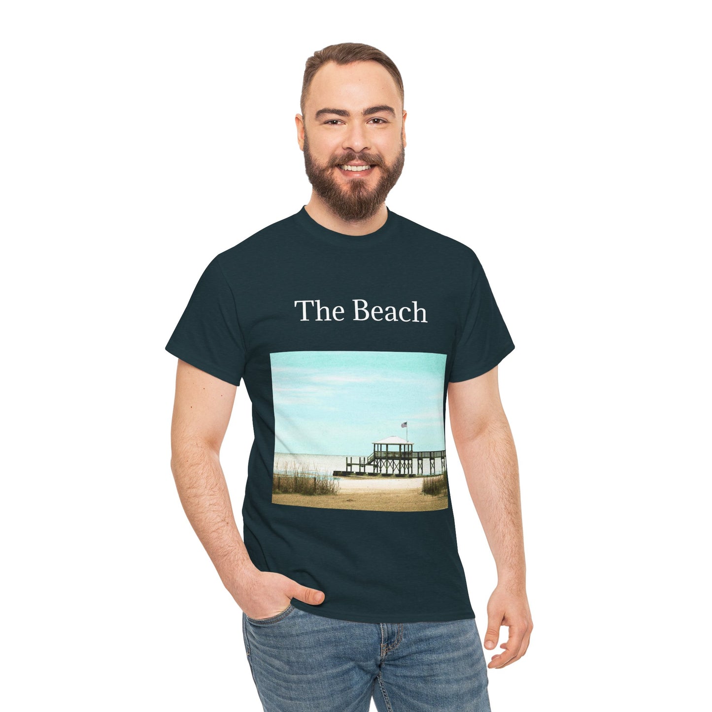 The Beach- Amazing Unisex Heavy Cotton Short Sleeve Tee Shirts!