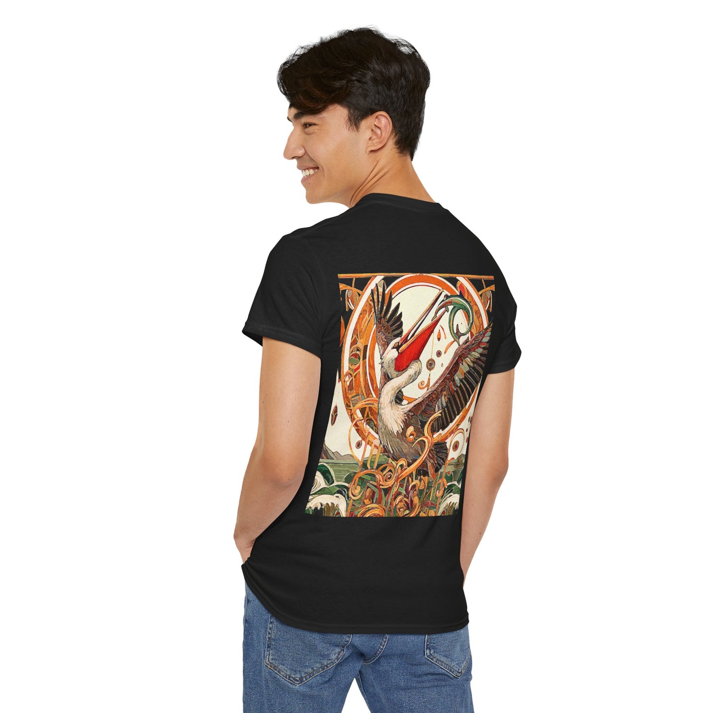 Magnificent Bird - Amazing Unisex Heavy Cotton Short Sleeve Tee Shirts!