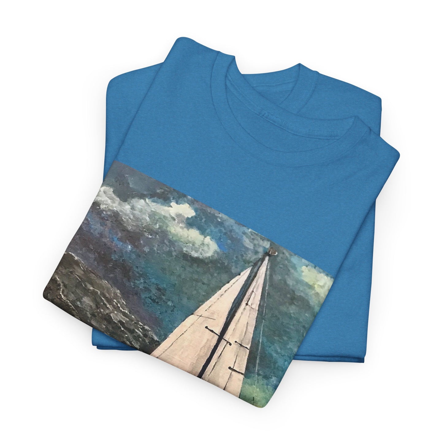 Tropical Sailing - Amazing Unisex Heavy Cotton Short Sleeve Tee Shirts!