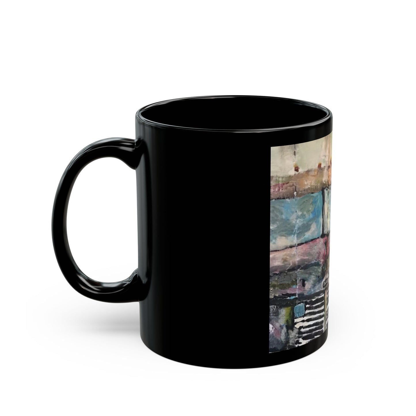The Texico Sign- 11 oz or 15 oz Ceramic Black Mugs