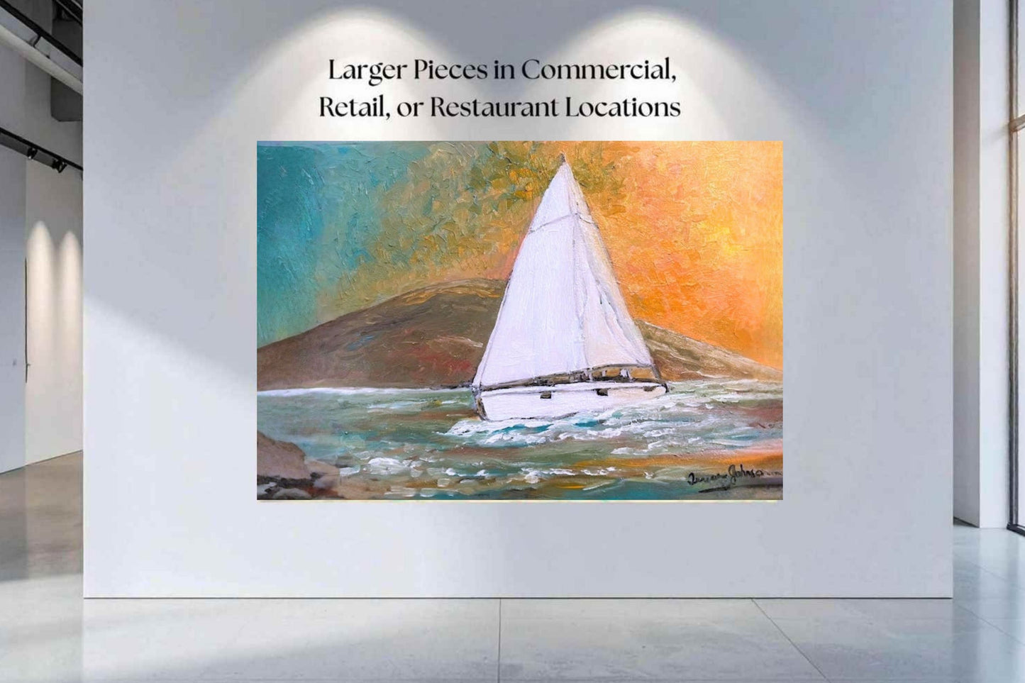 Evening Passage | Print of Teresa Johnson Original | Giclee Paper - Wood - Metal - Canvas