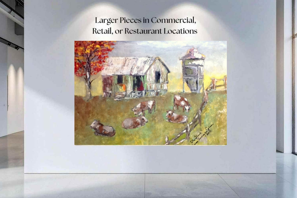 The Shack| Cattle-Animal-Farm| Prints, Canvas, Wood, or Metal Art