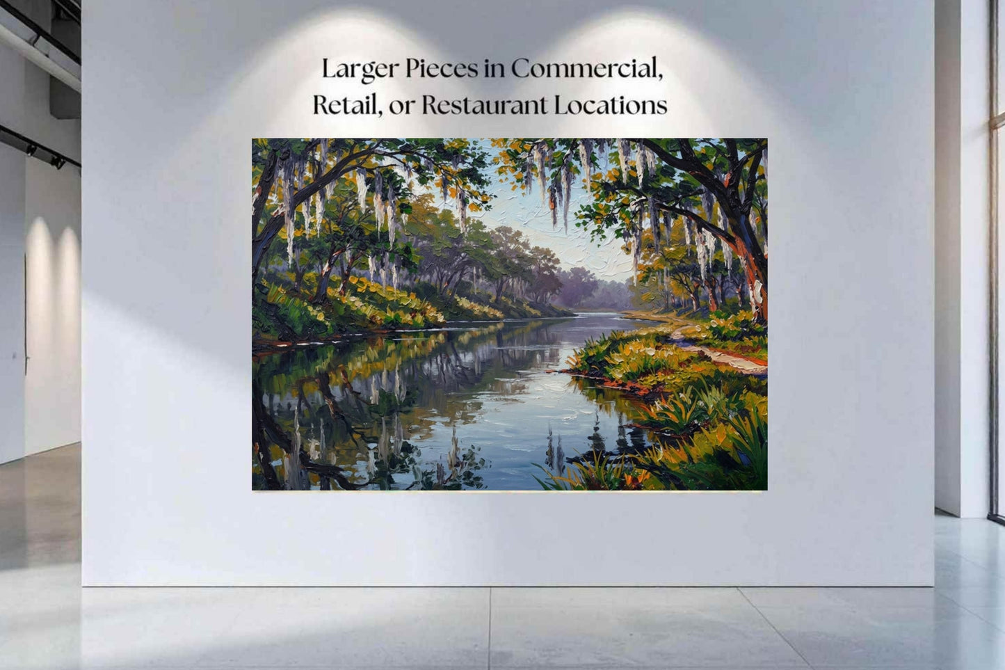 Old Florida River - Life In Tropical Area| Stream Art | Giclee Paper- Wood- Metal- Canvas