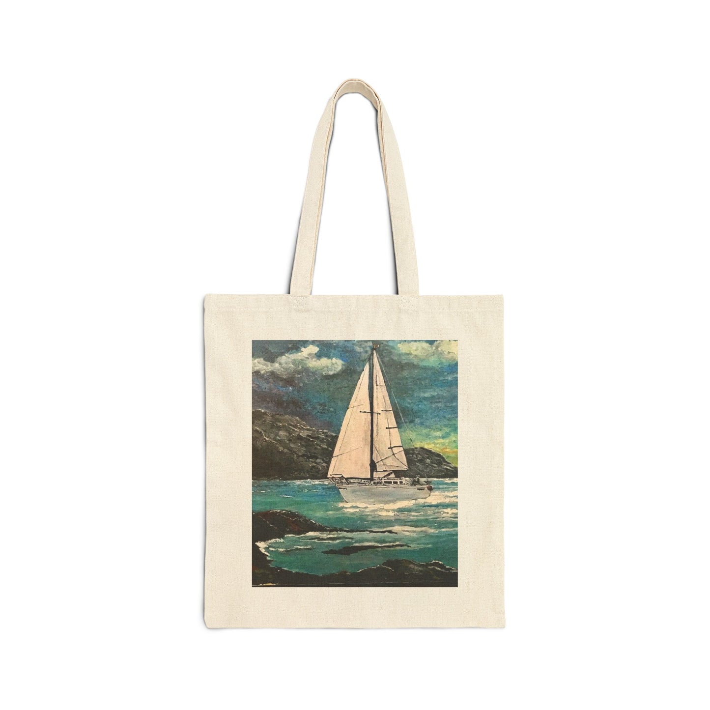 "Tropical Sailing", Eco-Friendly Shopping Bag
