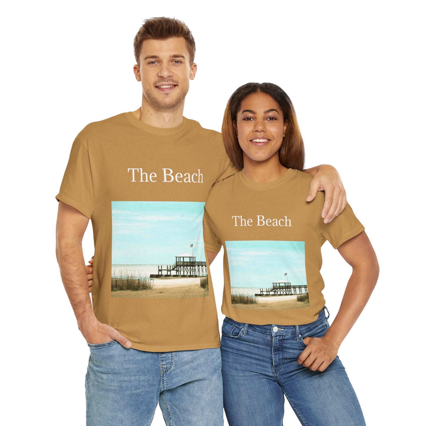 The Beach- Amazing Unisex Heavy Cotton Short Sleeve Tee Shirts!