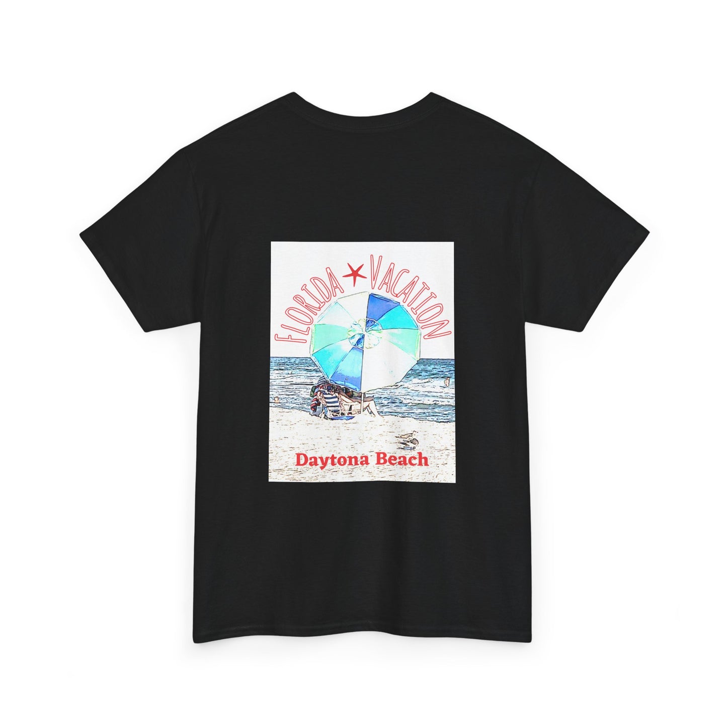 Florida Vacation Daytona Beach - Amazing Quality Unisex Heavy Cotton Short Sleeve Tee Shirts!